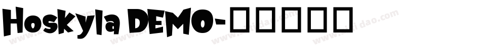 Hoskyla DEMO字体转换
